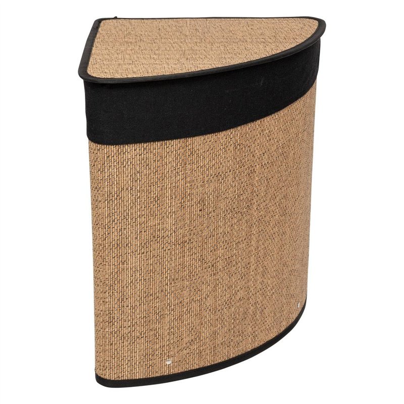 5five - Panier à Linge d Angle en Bambou 48l