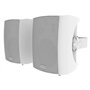 Vision Professional Pair 5.25" Wall Speakers - 50 Watt Power Handling - 3-Way with Bass Reflex - Horizontal C Brackets Included 