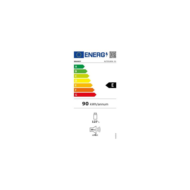 Image secondaire de Réfrigérateur 1 Porte 127l 55cm Blanc - BLT5510EW