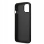 Karl Lagerfeld KLHCP13SSAKHBK Coque pour iPhone 13 Mini 5,4" Noir Saffiano Ikonik Karl's Head