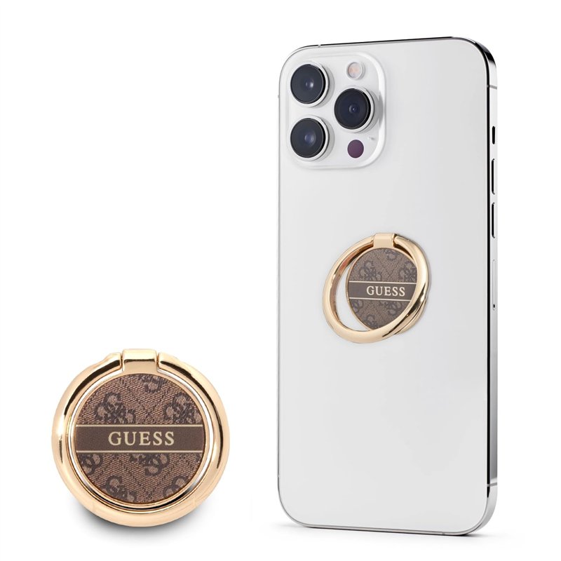 Guess GURSHG4SW Support pour Bague Marron 4G
