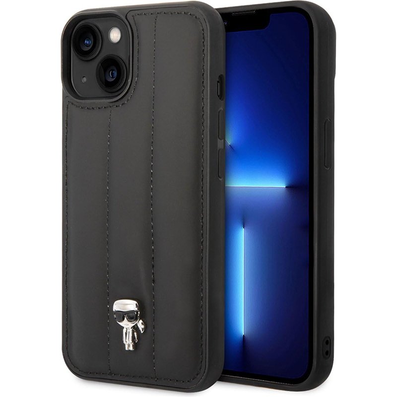 KARL LAGERFELD KLHCP14MPSQPK Coque Rigide pour iPhone 14 Plus 6,7