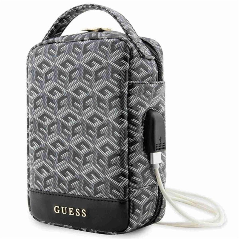Image secondaire de GUESS Tasche GUHBHGCFSEK Organiseur Noir GCube Stripe, Noir, Support pour sac à main