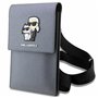 KARL LAGERFELD Sac KLWBSAKCPMG Argent Saffiano Karl & Choupette, Argent (Silver)