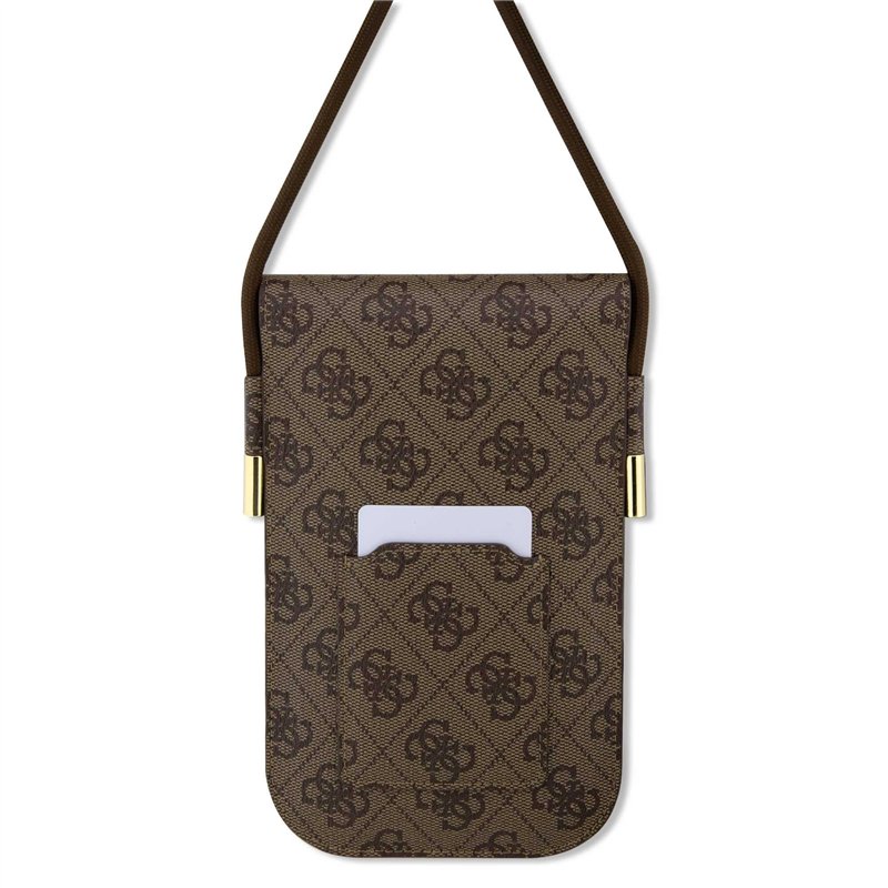 Guess Sac GUOWBP4SNSW Marron 4G Metal Script Logo