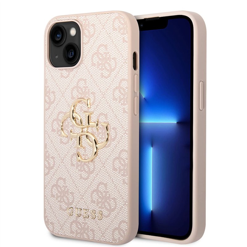 Guess GUHCP15S4GMGPI Coque Rigide pour iPhone 15 6,1