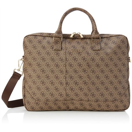 Guess 4G Uptown Computer Bag Sacoche pour Ordinateur Portable 15" Marron