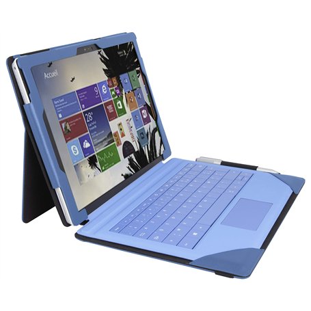 Urban Factory Elegant Folio 12.3" Dossier Bleu - Étuis pour Tablette (Dossier, Microsoft, Surface Pro 4, 31,2 cm (12.3"), 360 g,