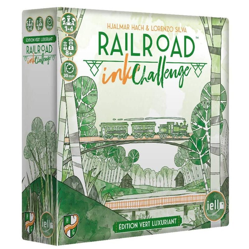 IELLO Horrible Guild Railroad Ink Challenge - Vert Luxuriant