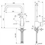 Ideal Standard Mitigeur monocommande pour évier, b0725aa