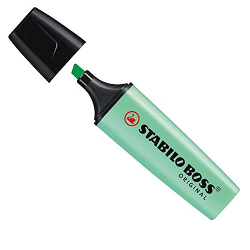 Stabilo Boss Original Pastel – Vert menthe – Taille de 2 à 5 mm