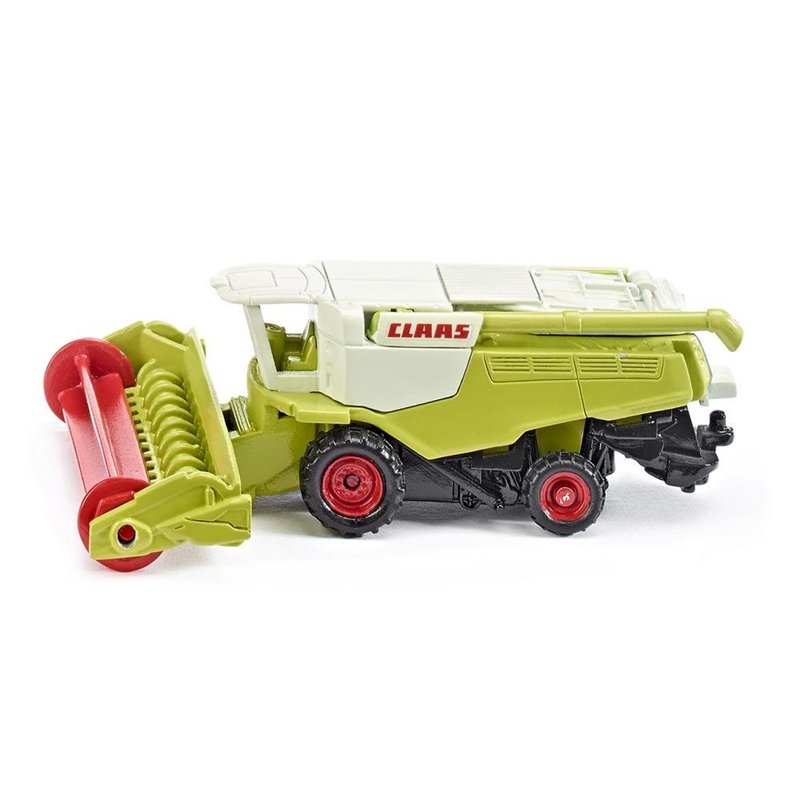 siku 1476, Moissonneuse-Batteuse Claas, Métal/Plastique, Vert, Rabatteur Mobile, Tuyau De Réservoir Pivotant