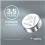 VARTA Piles Bouton V392/SR41 oxyde d'argent, lot de 1, Silver Coin, 1,55V, emballage sécurisé pour les enfants, pour montres, cl