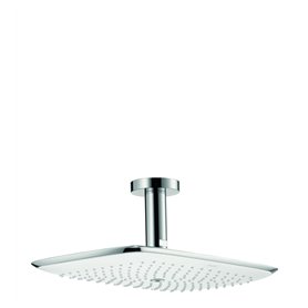 Hansgrohe 27390400 PuraVida Douche-pluie 400 mm avec connexion au plafond 100 mm Blanc/chromé