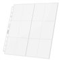 Ultimate Guard UGD011321 QuadRow Pages 24 poches latérales transparentes (10) pages de classeur double face pour cartes à collec