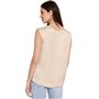STREET ONE A344656 Haut en Satin, Beige Sable Lisse, 44 Femmes T-Shirt