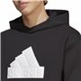 adidas M FI Bos HD Sweat, Noir/Blanc, L Homme