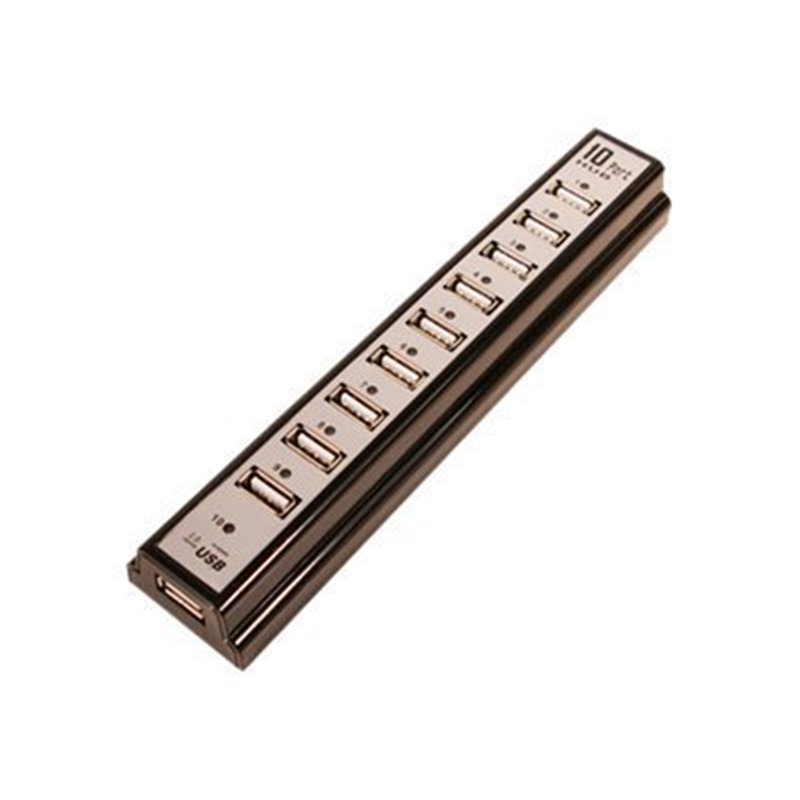 Image secondaire de LogiLink UA0096 hub & concentrateur 480 Mbit/s Noir