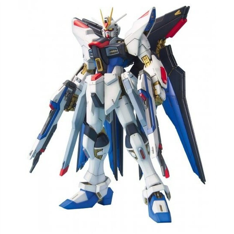 BANDAI - Strike Freedom Gundammaquette Robot Strike Freedom Gundam Bandai Mg 83299 1/100ème Maquettecharpromo Figurine Miniature