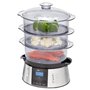 Cuiseur vapeur - Cuiseur riz - Rice cooker - Cuiseur vapeur electrique - Cuiseur Vapeur 3 Compartiments DG3547 Clatronic