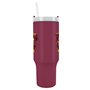 Pyramid International - Tumbler Gryffindor - Mug Isotherme avec Paille et Poignée - 1.2L - Thermos Chaud et Froid
