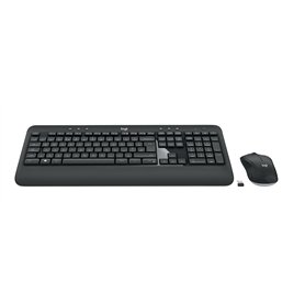 Logitech MK540 Advanced Clavier RF sans Fil QWERTZ Tchèque, Slovaque Noir, Blanc