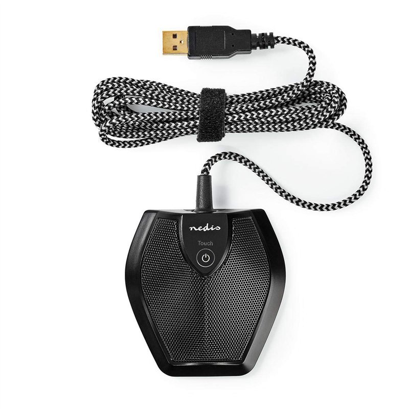 Image secondaire de NEDIS Microphone - Utilisé pour: Bureau/PC Portable - Filaire - 1x USB