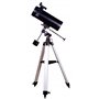 Levenhuk Skyline Plus 115S Newtonian Reflector Night Telescope with Equatorial Mount, Red Dot Finderscope and High Magnification