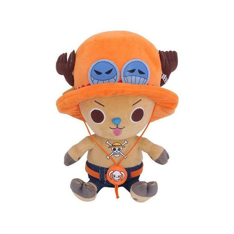 One Piece Sakami Merchandise Peluche Chopper x Ace 20 cm