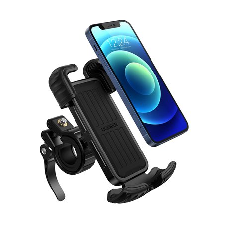 UGREEN Support de téléphone pour vélo - Support de téléphone Portable pour Guidon de vélo - Compatible avec iPhone 13 12 Pro Max
