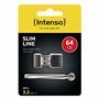Intenso Slim Line Clé USB 3.0 64 Go, Noir