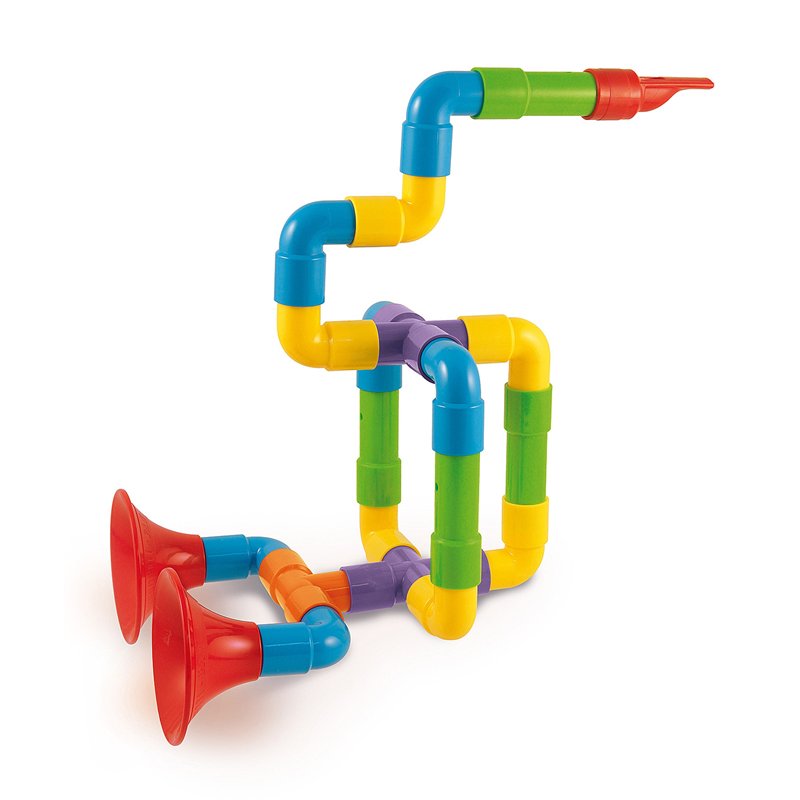 Image secondaire de Quercetti - 4172 Super Saxoflute Wind & Brass Construction Set, Toy Musical Instrument for Kids