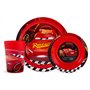 Lulabi Cars 3-teiliges Set für Jungen, Polypropylene, Rot, Verziert