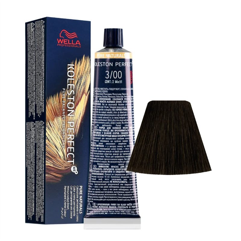 Wella Koleston Perfect coloration Pure Naturals 3/00, 60 ml