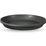 Veca Soucoupe cylindre Anthracite 25 cm pour pot de fleurs 27 cm