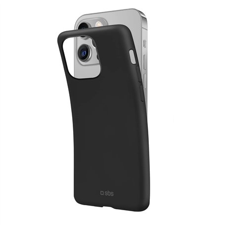 SBS Coque de protection en silicone pour iPhone 13 Pro Noir