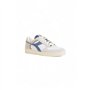 Diadora Mixte Magic Basket Low Suede Leather Chaussure de Gymnastique, Blanc, 42.5 EU