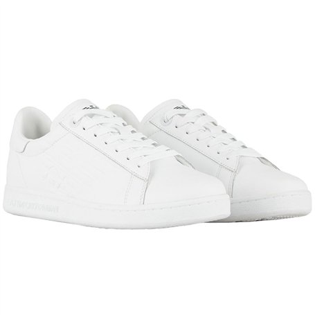 EA7 Side Logo Sneaker Femme Baskets Mode Blanc