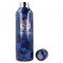 Stor - Bouteille réutilisable et transportable 515 ml - Acier inoxydable - Motif Poudlard - Bleu