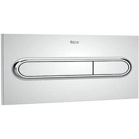 Roca A890195001 Plaque d'actionnement Double décharge PL1 Dual One Chrome