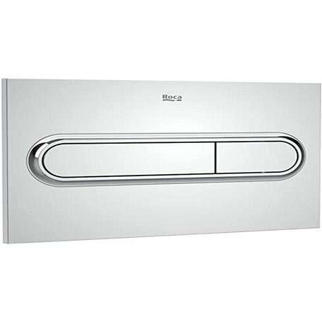 Roca A890195001 Plaque d'actionnement Double décharge PL1 Dual One Chrome