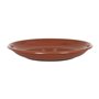 INDE 123834 Soucoupe pour Pot de Fleurs en céramique Marron