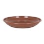 INDE 123834 Soucoupe pour Pot de Fleurs en céramique Marron