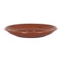 INDE 123834 Soucoupe pour Pot de Fleurs en céramique Marron