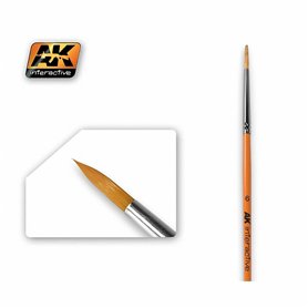 AK Interactive Brushes - Synthetic Round 6 # 00606