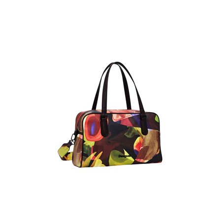 Desigual Accessoires PU à Travers Le Sac de Corps, Femme, Vert, One Size