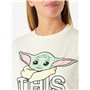 CERDÁ LIFE'S LITTLE MOMENTS Femme Pyjama Femme D'hiver Baby Yoda [ The Mandalorian ] 100% Coton avec T-shirt et Pantalon - Licen