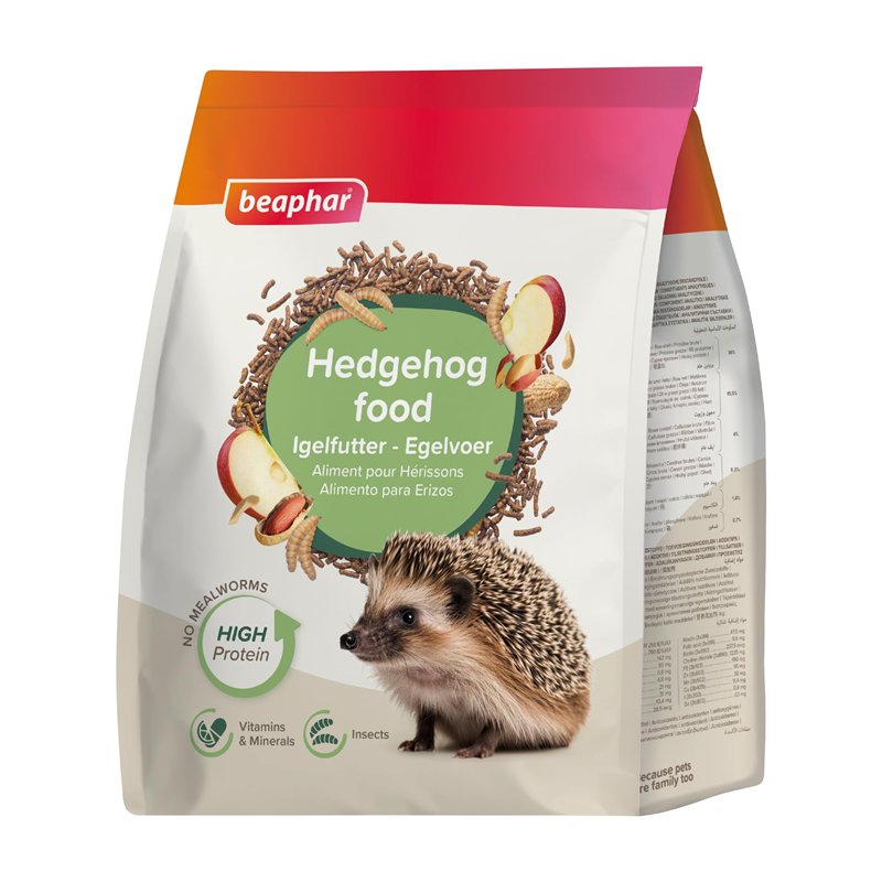 BEAPHAR – Aliment pour Hérissons – Haute teneur en protéines – Riche en vitamines et minéraux – Aux Insectes (Mouche Soldat Noir)