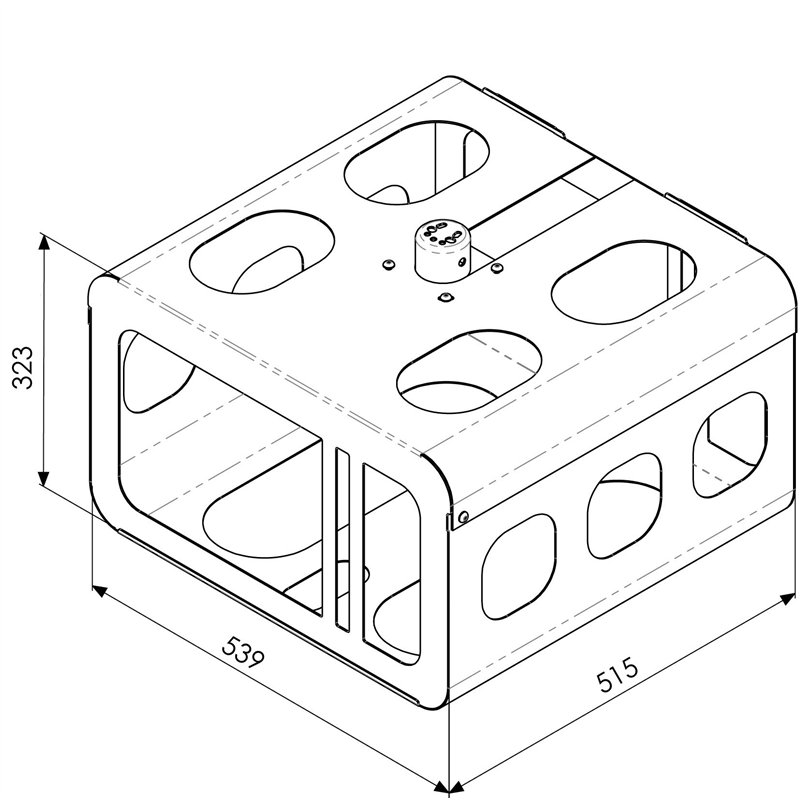 Image secondaire de Vogel's Professional PPA 320 - Composant de Montage (boîtier) pour projecteur - Acier - Argent - montable au Plafond - pour Prof