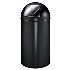 Eko - Poubelle Pushbin - 40 litres - Noir Mat